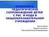 Психолого-педагогическое сопровождение детей с РАС и НОДА в общеобразовательном учреждении