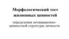 Морфологический тест жизненных ценностей. Определения мотивационно - ценностной структуры личности