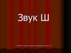 Звук Ш