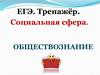 Социальная сфера. Обществознание ЕГЭ. Тренажёр