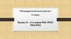 Буквы о - а в корне рас-рос / раз-роз. Распределительный диктант. 5 класс