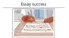 Essay success