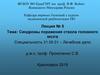 Синдромы поражения ствола головного мозга. Лекция № 5