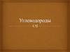 Углеводороды  (9 класс)