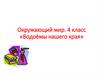 Водоёмы нашего края. Окружающий мир. 4 класс