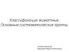 Классификация животных. Основные систематические группы