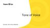 Tone of Voice