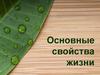 Основные свойства жизни