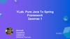 YLab. Pure Java To Spring. Framework. Занятие 1