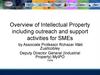 Overview of Intellectual Property including outreach and support activities for SMEs