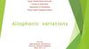 Allophonic variations