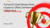 Лучший руководитель отдела обеспечения сервиса