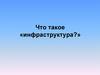 Инфраструктурный комплекс