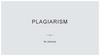 Plagiarism ali gey