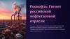 Роснефть. Гигант российской нефтегазовой отрасли