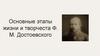 Основные этапы жизни и творчества Ф. М. Достоевского