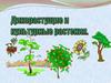 Дикорастущие и культурные растения