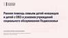 Ранняя помощь семьям детей-инвалидов и детей с ОВЗ в условиях учреждений социального обслуживания Подмосковья