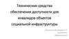 Технические средства обеспечения доступности для инвалидов объектов социальной инфраструктуры