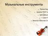 Музыкальные инструменты