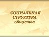 Социальная структура общества. Тест 5 - 10