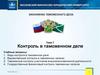 Экономика таможенного дела. Тема 7. Контроль в таможенном деле