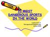 10 most dangerous sports in the world