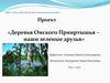Деревья Омского Прииртышья – наши зеленые друзья