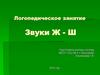Логопедическое занятие. Звуки Ж - Ш