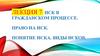 Иск в гражданском процессе. Право на иск. Понятие иска. Виды исков