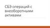 СБЭ операций с внеоборотными активами  (лекция 7)