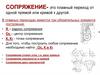 Сопряжение- это плавный переход от одной прямой или кривой к другой
