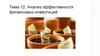 Анализ эффективности финансовых инвестиций. Тема 12