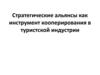 Стратегические альянсы как инструмент кооперирования в туристской индустрии