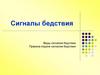 Сигналы бедствия. Виды сигналов бедствия. Правила подачи сигналов бедствия