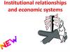 Institutional relationships and economic systems