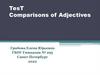 Comparisons of Adjectives. Task 1