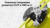 Основные тенденции развития СССР к 1980 году
