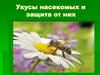 Укусы насекомых и защита от них