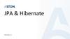 JPA & Hibernate