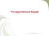Государственный бюджет