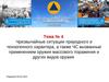 Тема 4. Вопрос 1. Основные понятия и определения в области безопасности в чрезвычайных ситуациях, классификация ЧС