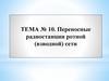 Переносные радиостанции ротной (взводной) сети. Тема № 10