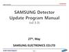 Samsung Detector Update Program Manual (v2.3.3)