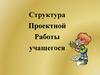 Структура проектной работы учащегося