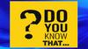 Do you knoe that  (quiz)