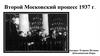 Второй Московский процесс 1937 г