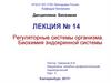 Регуляторные системы организма. Биохимия эндокринной системы. Лекция № 14