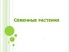 Семенные растения