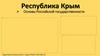 Республика Крым. Основы Российской государственности